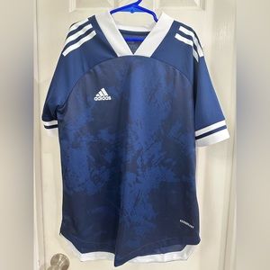 Adidas blue Jersey size 11/12